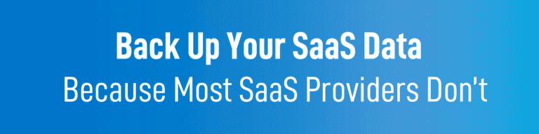 backup your saas data